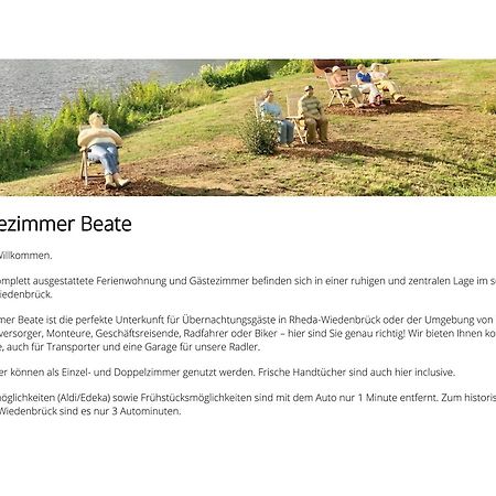 Gaestezimmer Beate Und Ferienwohnung Rheda Wiedenbrueck Экстерьер фото
